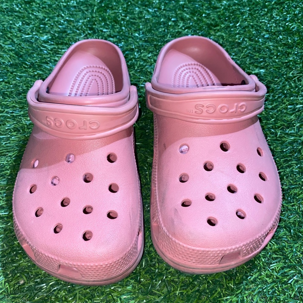 Pink Crocs